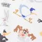 Preview: Baumwolldruck Looney Tunes auf Weiß